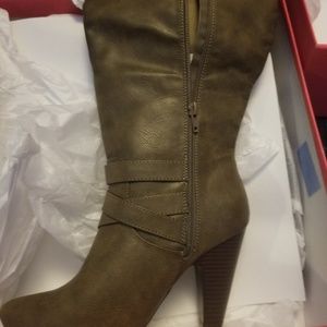 Taupe Dress Boots